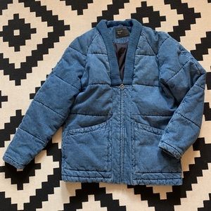 Zara denim Puffer